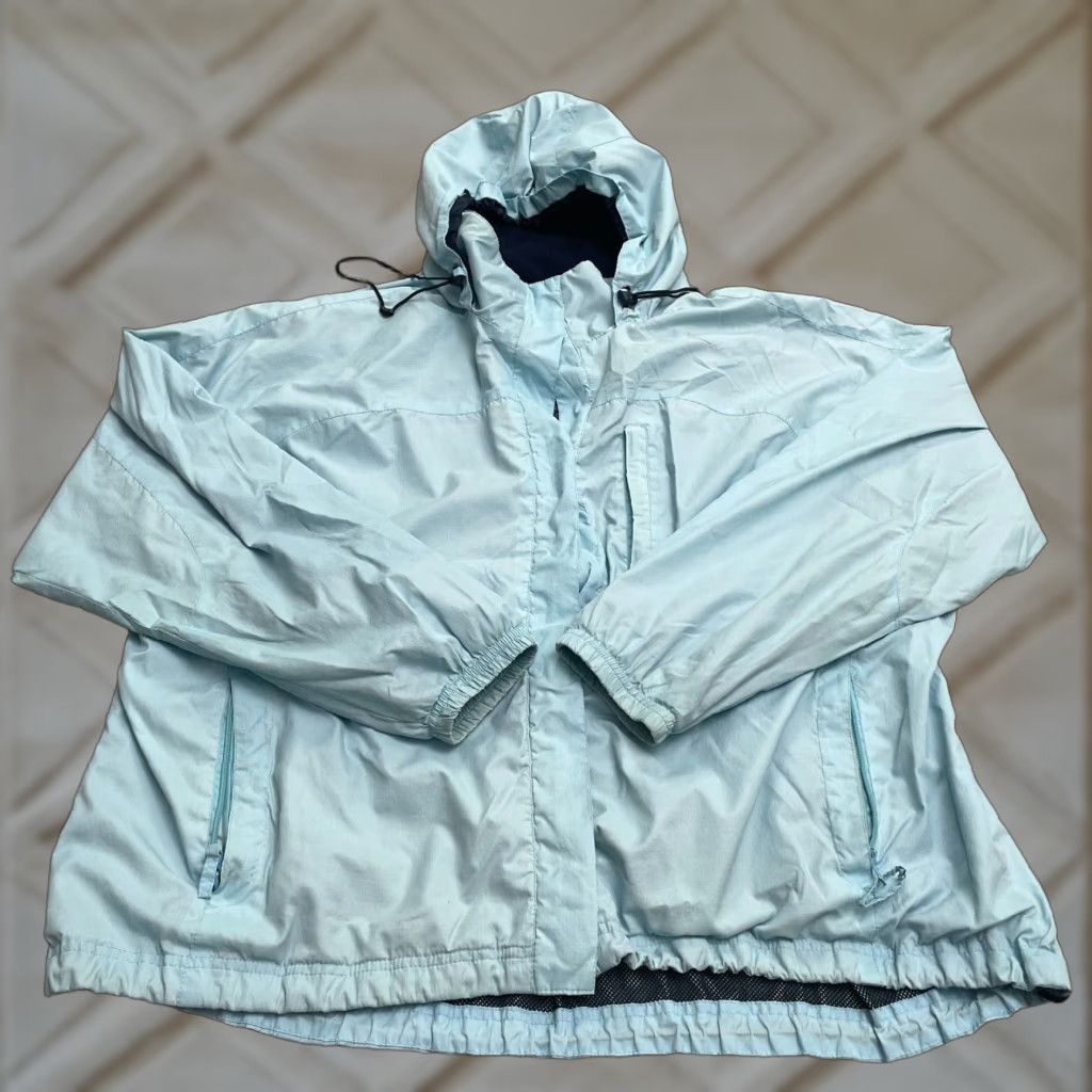 Athletic Works Athletic Works Jacket Womens 3X Blue Full Zip Pockets Nylon Windbreaker Size XXL / US 16-18 / IT 52-54 - 1 Thumbnail