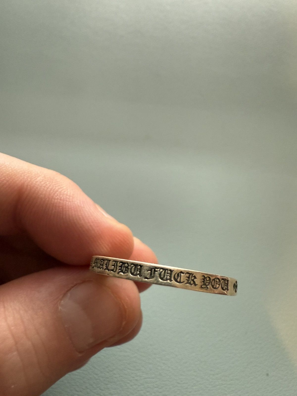 Chrome Hearts Chrome Hearts Malibu Exclusive Fuck You Spacer Ring Size ONE SIZE - 7 Thumbnail