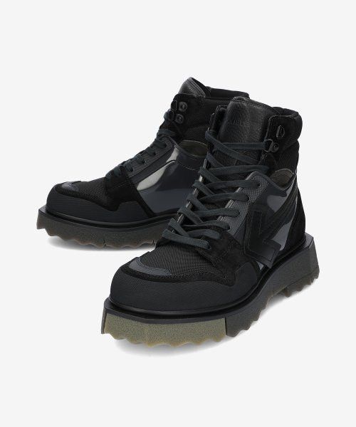 Off-White o1w1db10824 Hiking Sponge Sneakerboot in Black Size US 9 / EU 42 - 3 Thumbnail