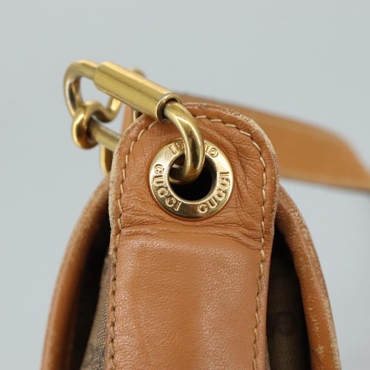 Gucci GUCCI Micro GG Supreme Shoulder Bag Pvc Beige Gold Size ONE SIZE - 10 Thumbnail
