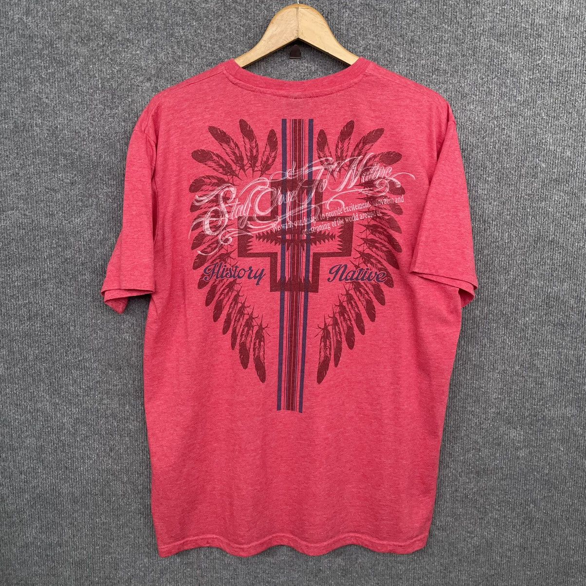 Affliction × Japanese Brand × Native Manhole History Native Cross Apache Affliction Cyber T Shirt Size US XL / EU 56 / 4 - 1 Thumbnail
