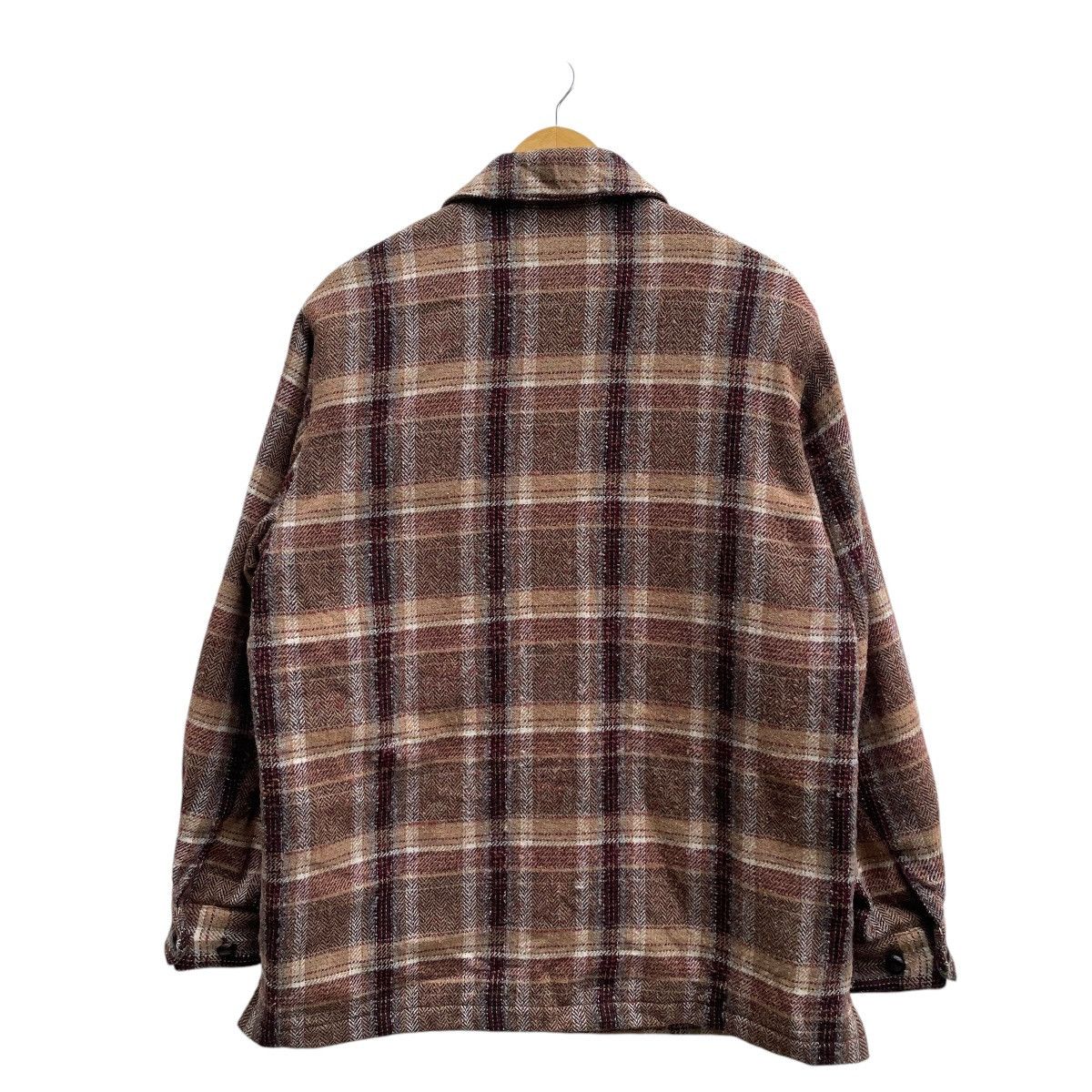 Designer × Lacoste × Vintage 💥Vintage Crocodile Herringbone Checked Jacket Size US M / EU 48-50 / 2 - 2 Thumbnail