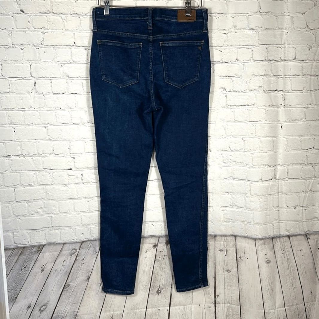 Madewell Madewell Jeans Women Skinny Dark Wash 10” High Rise 29T F6179 Tall 28 30” Inseam Blue Style Skinny Mens Womens Girls Size 28" / US 6 / IT 42 - 6 Thumbnail