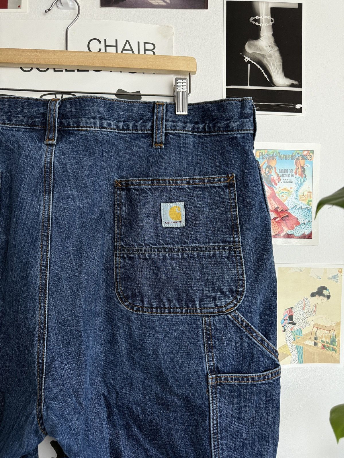 Carhartt Vintage y2k Carhartt Double knee denim pants skate workwear Size US 40 / EU 56 - 4 Thumbnail