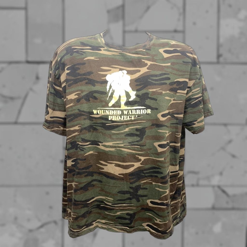 Y/Project Wounded Warrior Project Camo Graphic T-Shirt Mens M Multicolor Camouflage Warrior Colorful Shirt Size US M / EU 48-50 / 2 - 1 Thumbnail