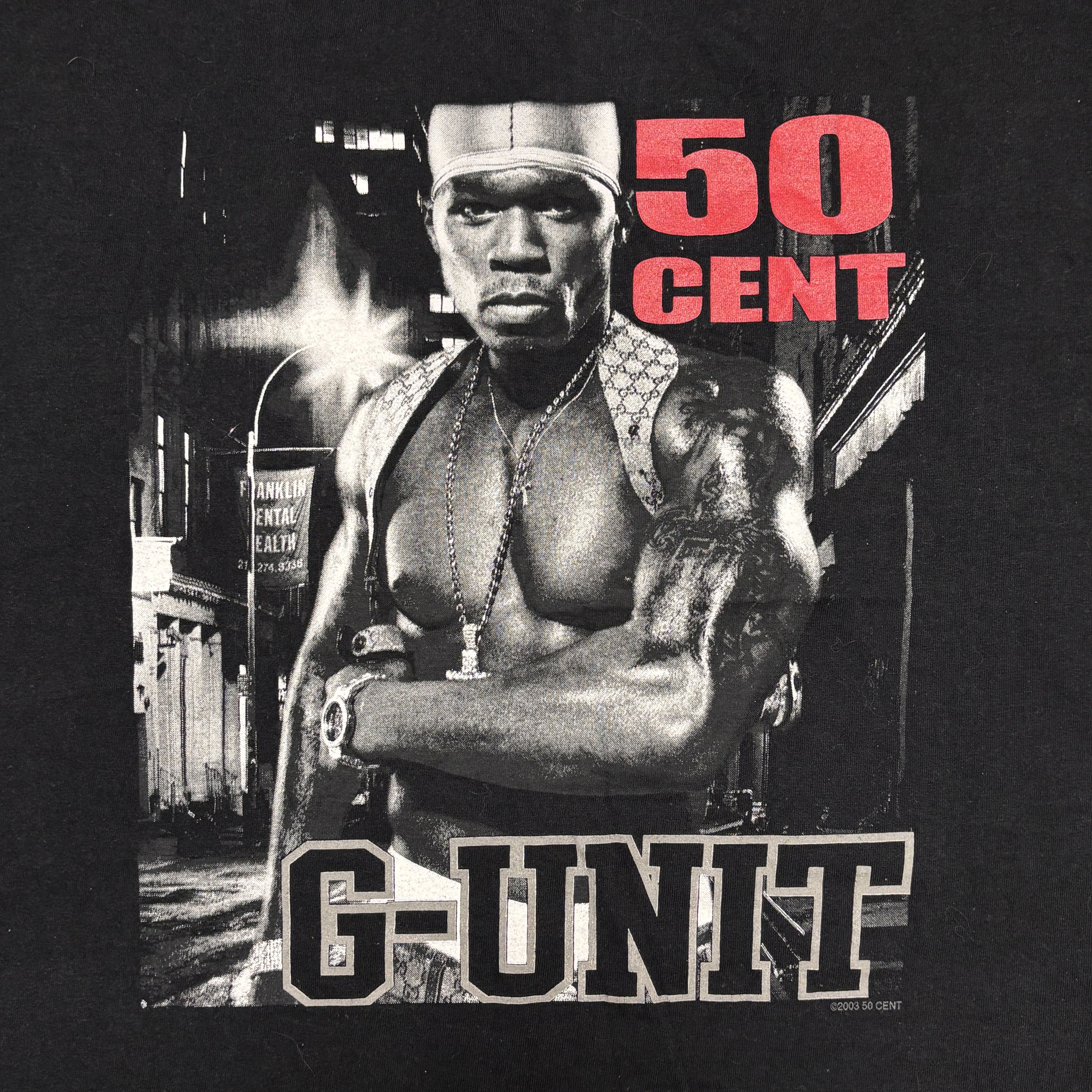 Band Tees Vintage 50 Cent Shirt Y2K Hip Hop Band Tee Vintage Rap Tee Size US M / EU 48-50 / 2 - 3 Thumbnail
