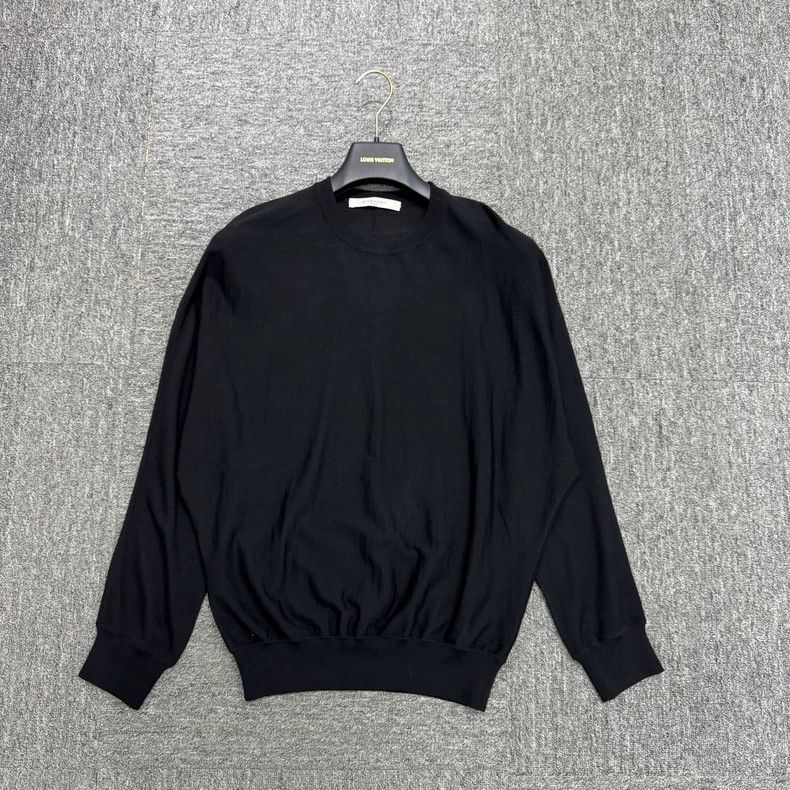 Givenchy Givenchy Black Wool Knit Sweater Size US L / EU 52-54 / 3 - 1 Thumbnail