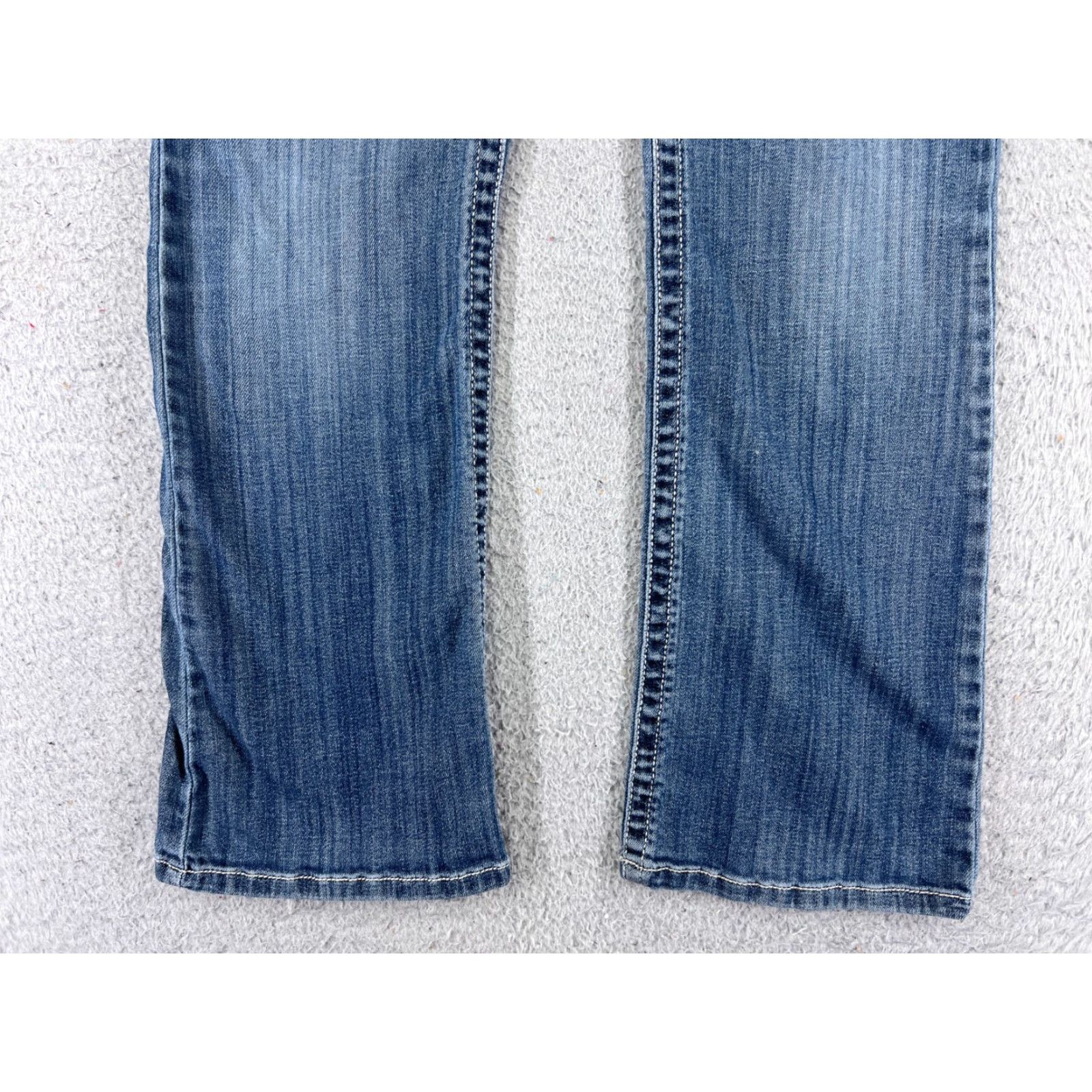 Lee Lee Jeans Women Bootcut 26x27 Blue Denim Slender Secret Low Rise 26 Dc Size 26" / US 2 / IT 38 - 2 Thumbnail