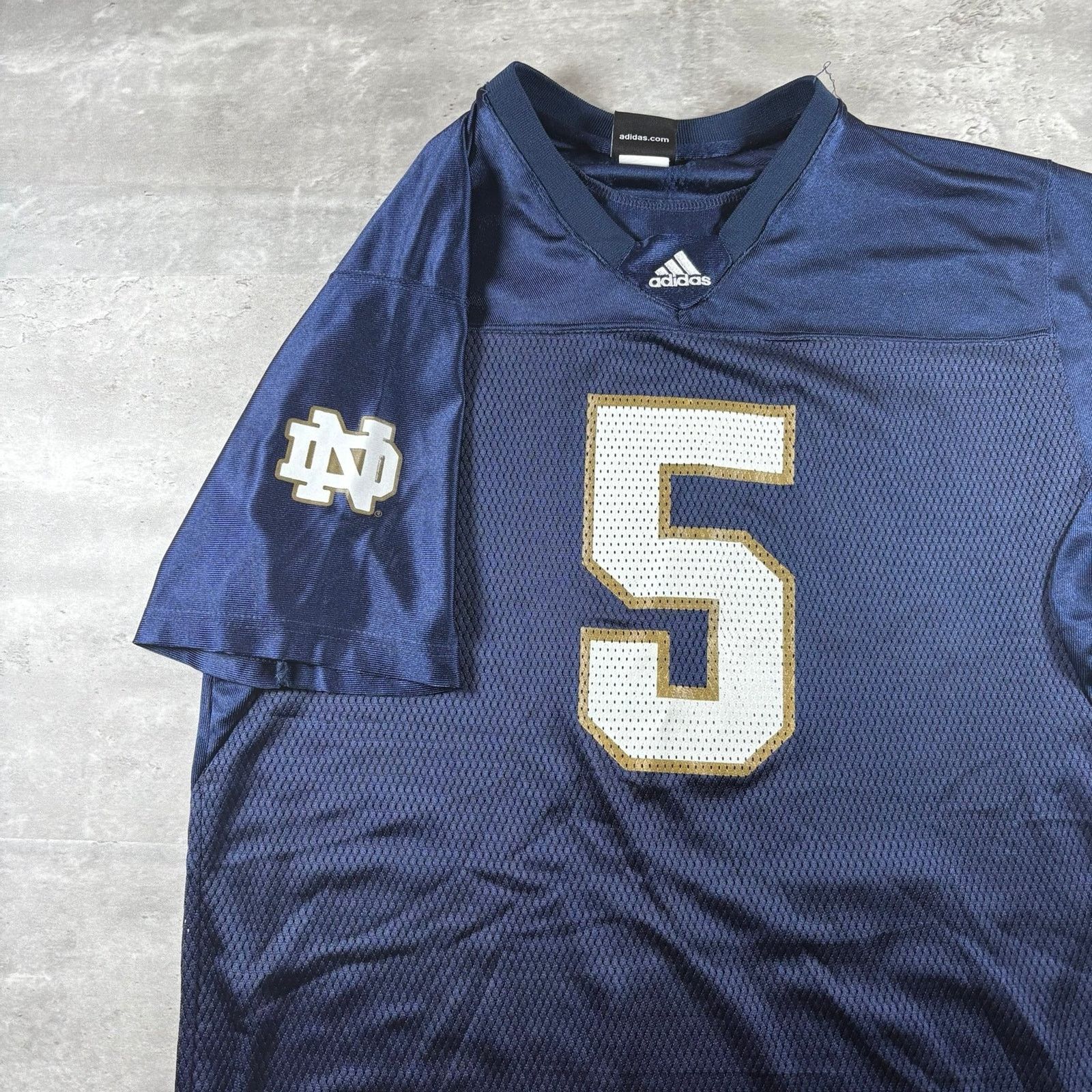 Adidas Y2K Notre Dame jersey￼ Size US L / EU 52-54 / 3 - 3 Thumbnail