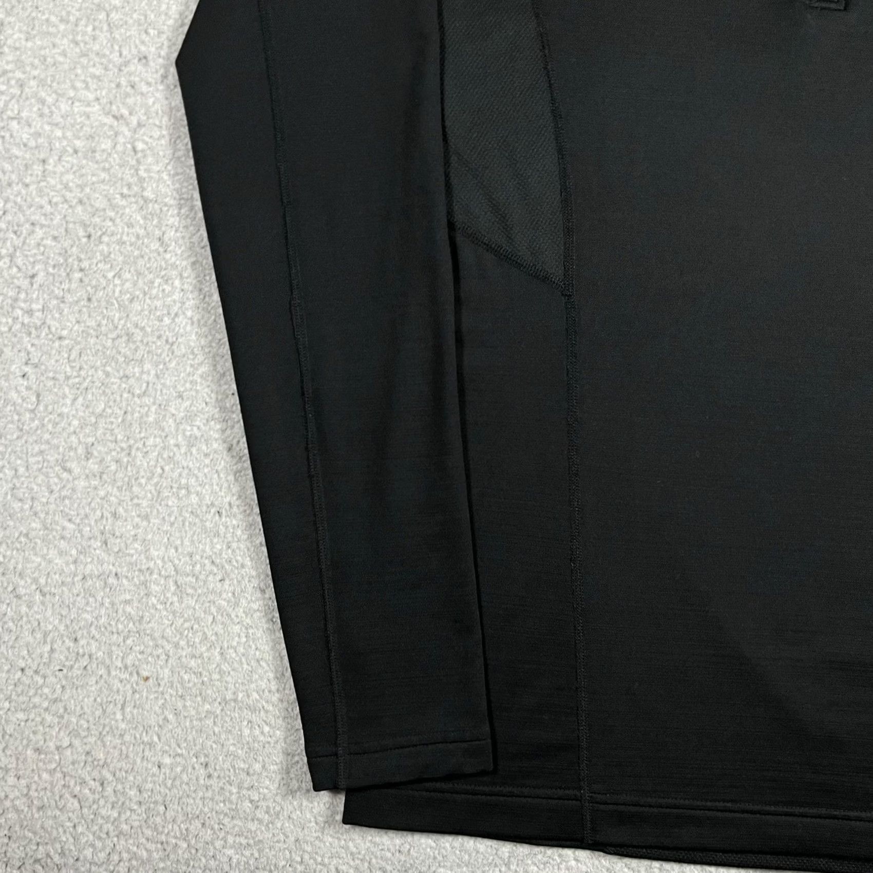 Nike Nike Pro Combat 1/4 Zip Pullover Mens M Black Long Sleeve Fitted Compression Shirt Size US M / EU 48-50 / 2 - 7 Thumbnail