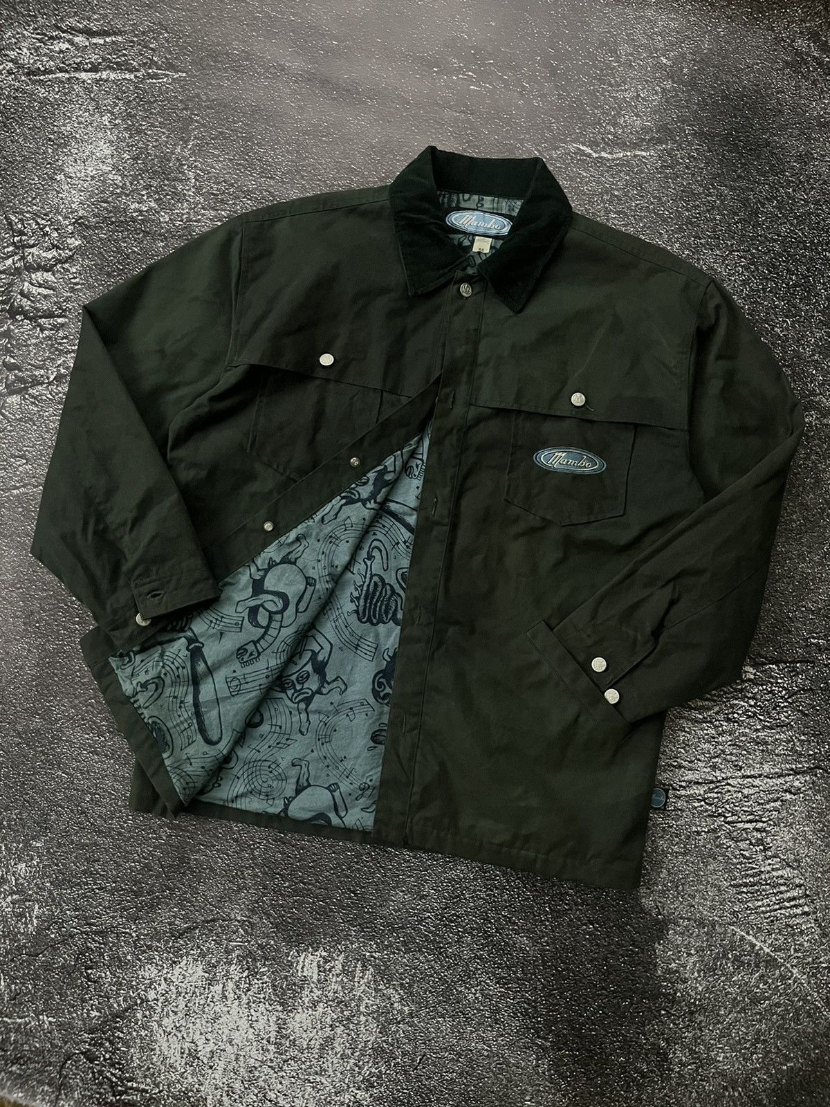 Mambo 🔥RARE🔥Vintage 90s Mambo Wax Jacket Green Size US M / EU 48-50 / 2 - 2 Thumbnail