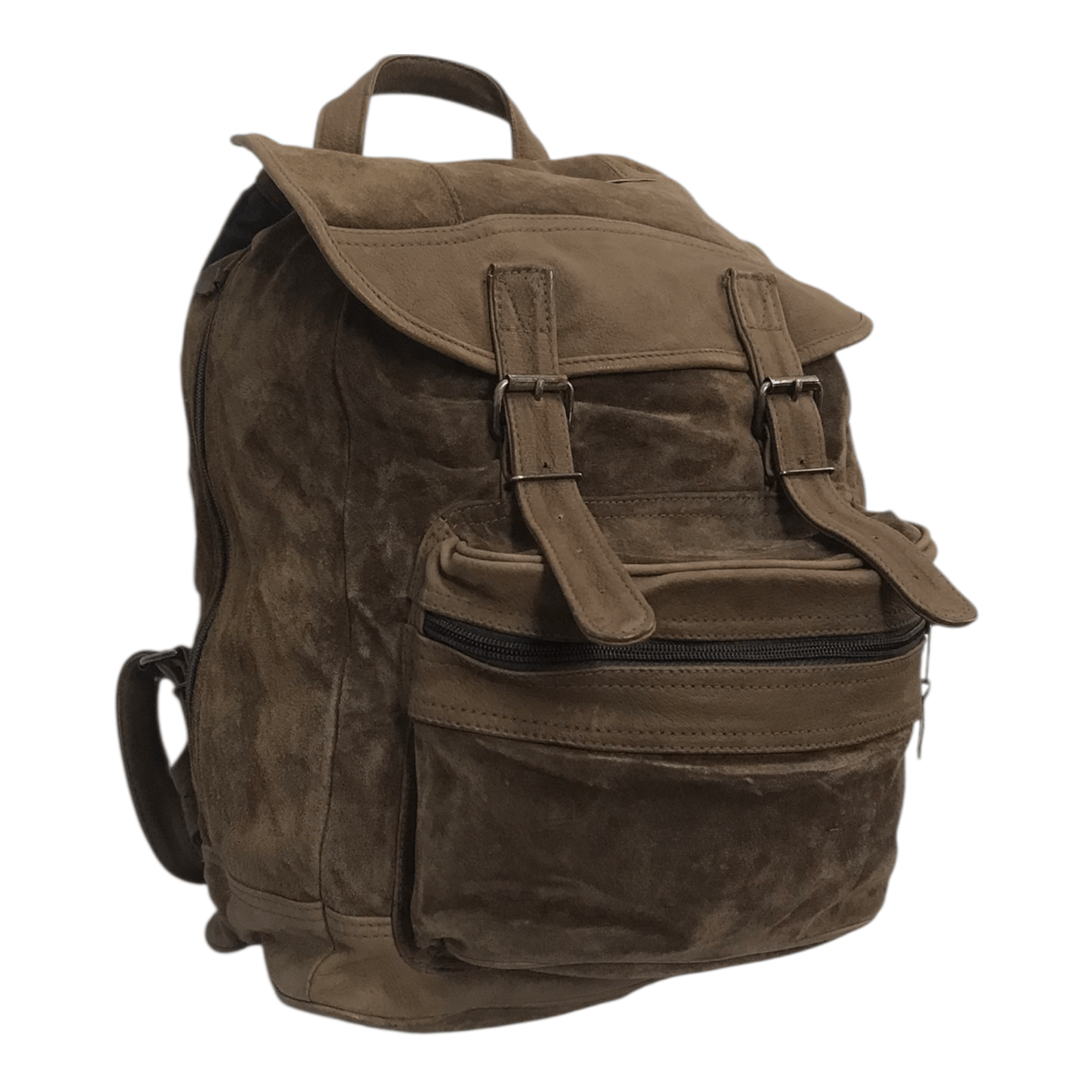 Leather Vintage Golden East Leather Brown Bagpack Size ONE SIZE - 6 Thumbnail