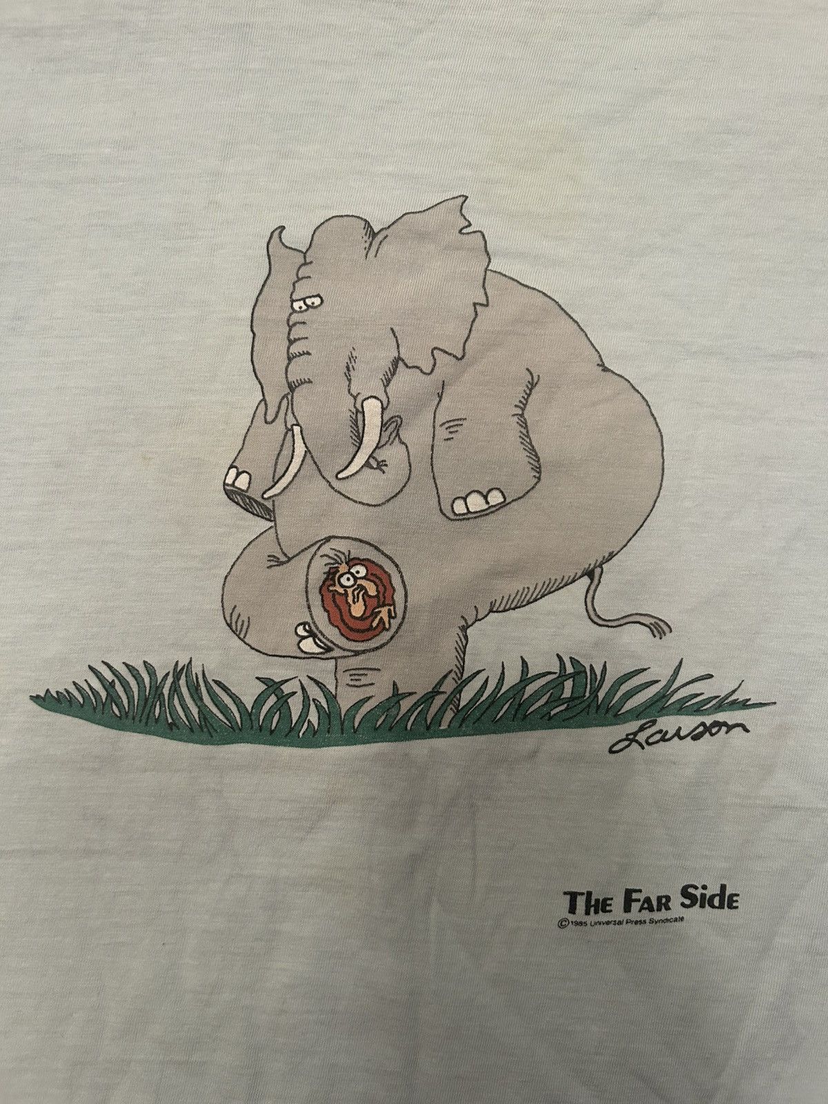 Vintage Vintage 1985 The Far Side Gary Larson Elephant T-Shirt XL Size US XL / EU 56 / 4 - 3 Thumbnail