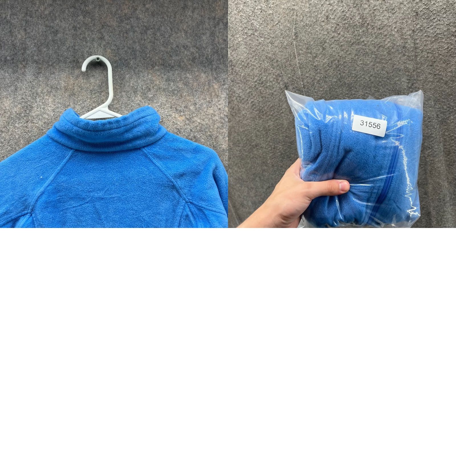 Vintage Columbia Jacket Women Small Blue Full Zip Fleece Lightweight Polyester Mountain Benton Springs Regular Fit Adults Womens Size S / US 4 / IT 40 - 9 Thumbnail
