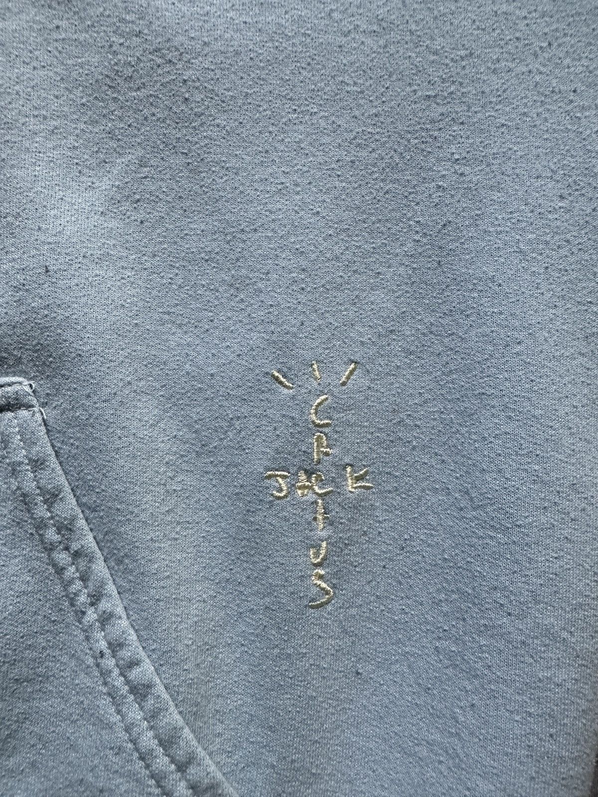 Travis Scott Playstation Motherboard Hoodie Baby Blue Size US L / EU 52-54 / 3 - 3 Thumbnail