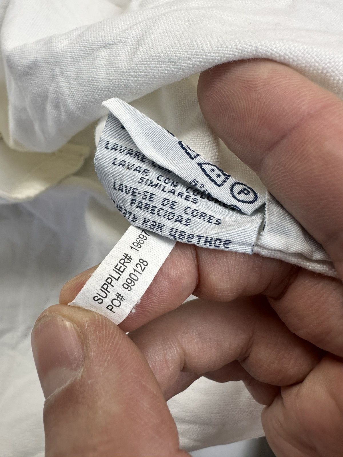 Polo Ralph Lauren Ralph Lauren White solid Cotton shirt Slim Size S / US 4 / IT 40 - 5 Thumbnail
