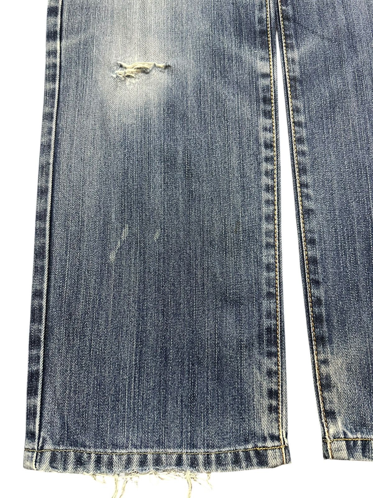 Edwin Vintage Edwin 404 Faded Wash Distressed Style Loose Jeans Size US 31 - 7 Thumbnail