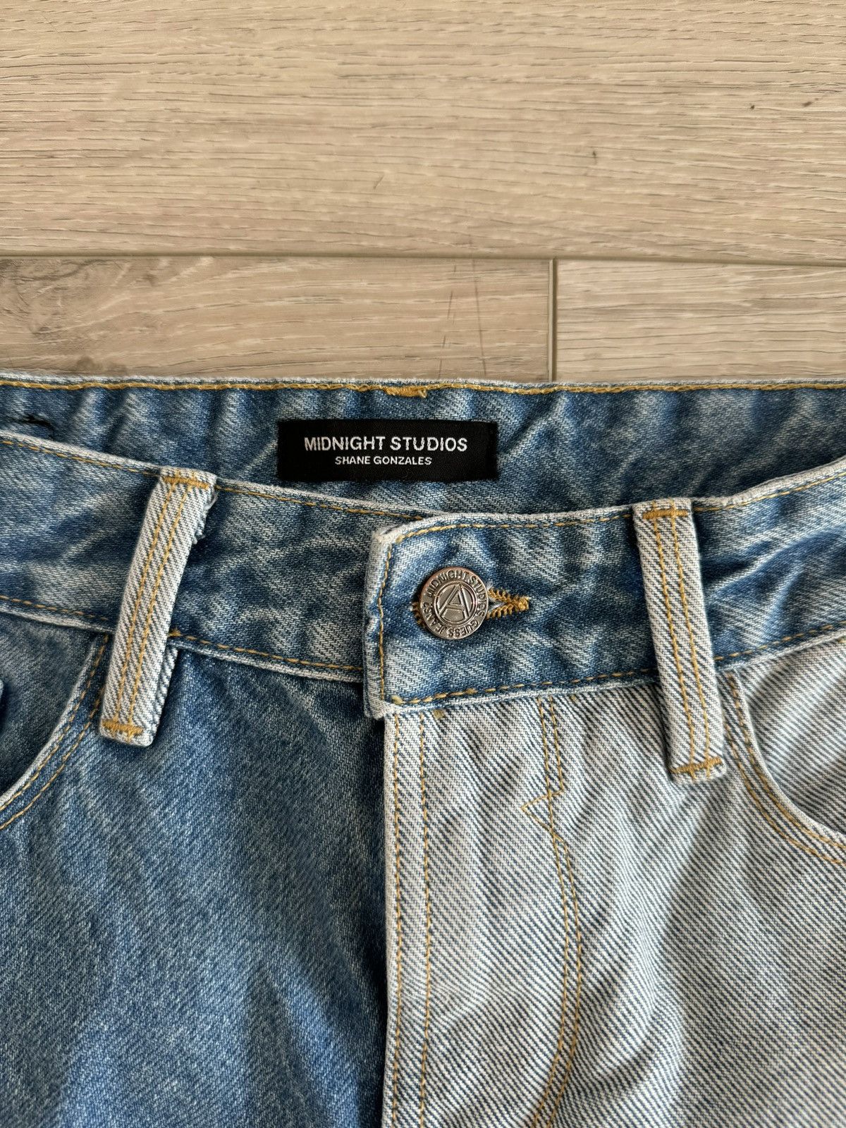Guess Shane Gonzalez Reverse Two-Tone Denim Size US 30 / EU 46 - 3 Thumbnail