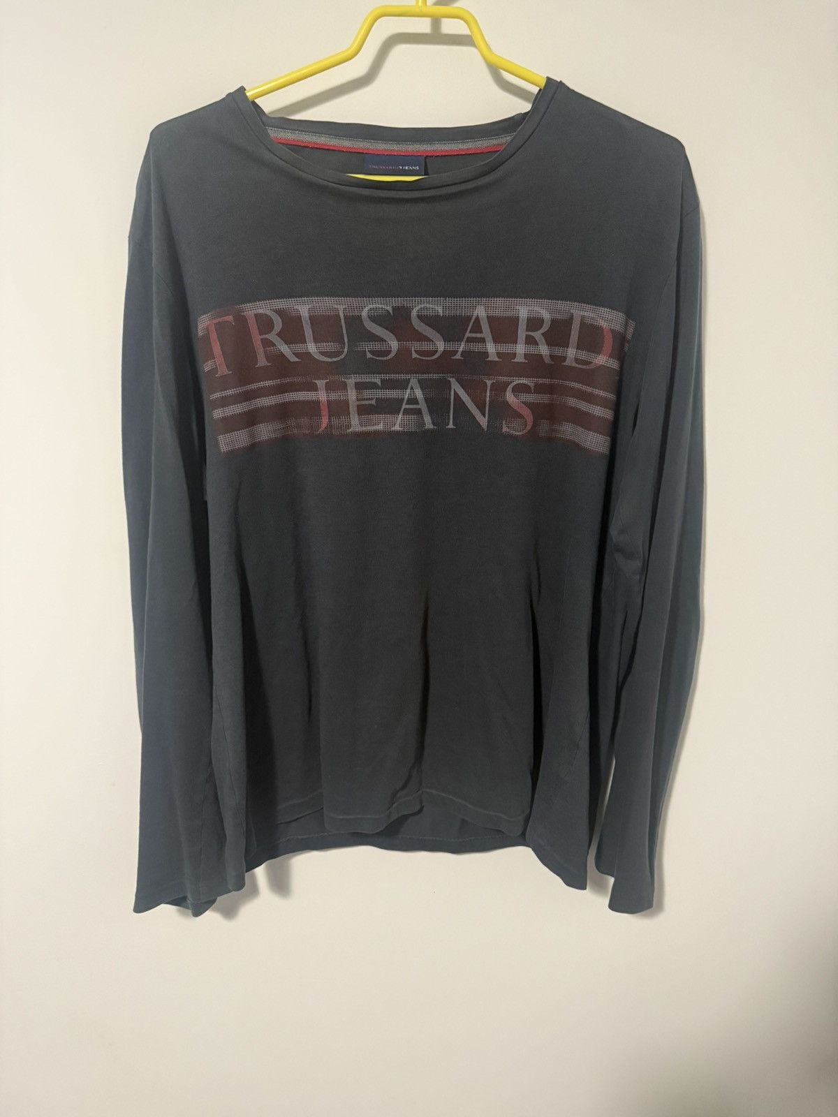 Trussardi Trussardi charcoal long sleeve t-shirt Size US L / EU 52-54 / 3 - 1 Thumbnail