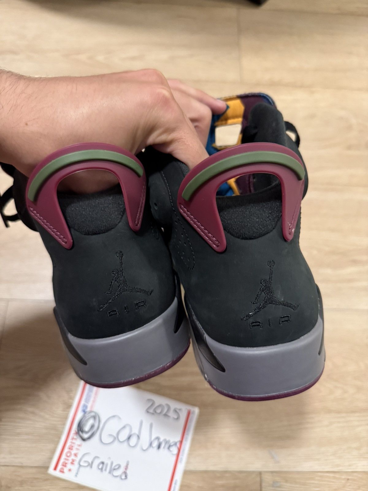 Nike Jordan 6 Bordeaux Size US 9.5 / EU 42-43 - 4 Thumbnail