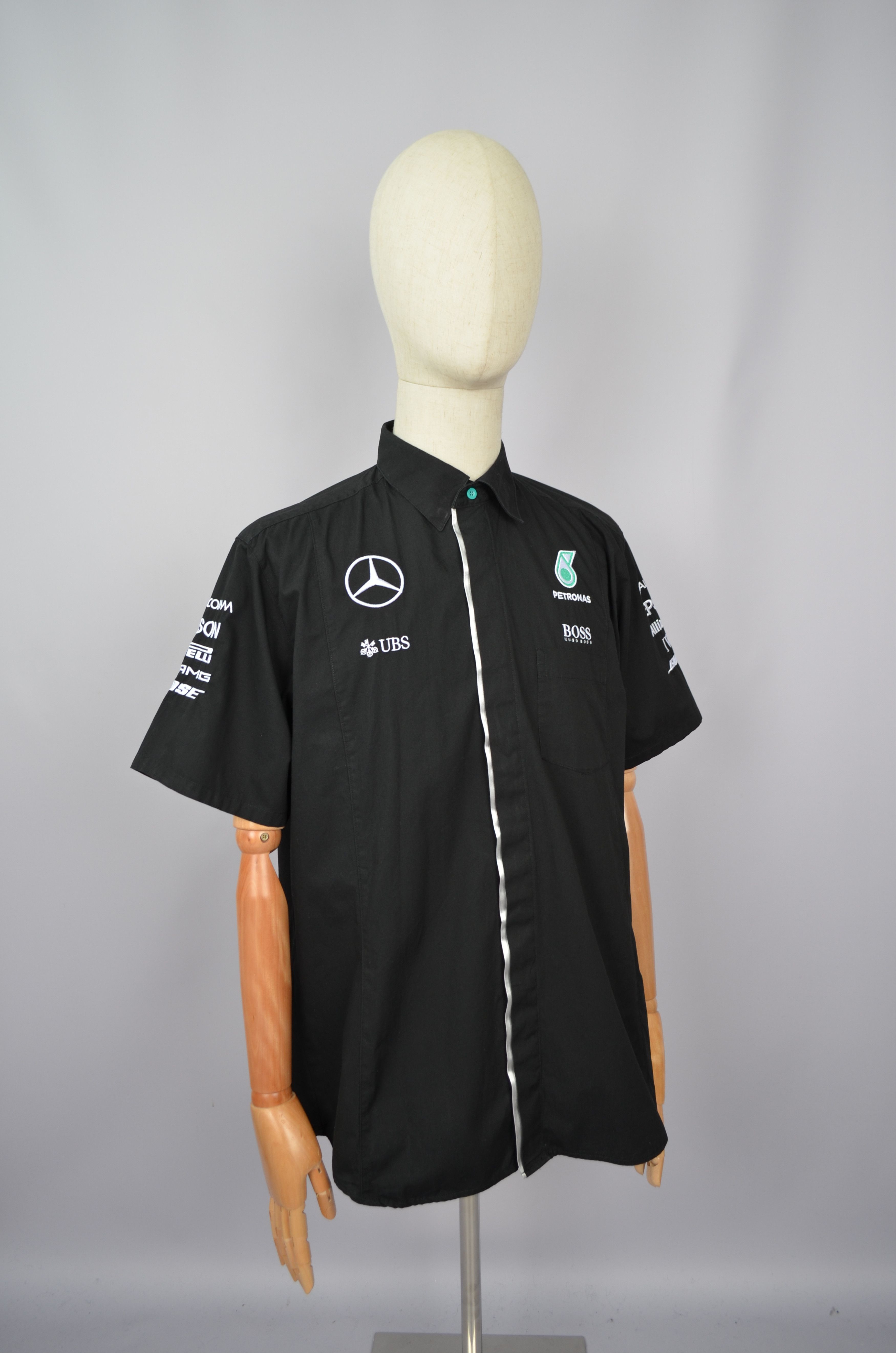 Designer × Hugo Boss × Mercedes-Benz Hugo Boss X Mercedes AMG Petronas Formula One F1 Crew Team Size US L / EU 52-54 / 3 - 9 Thumbnail