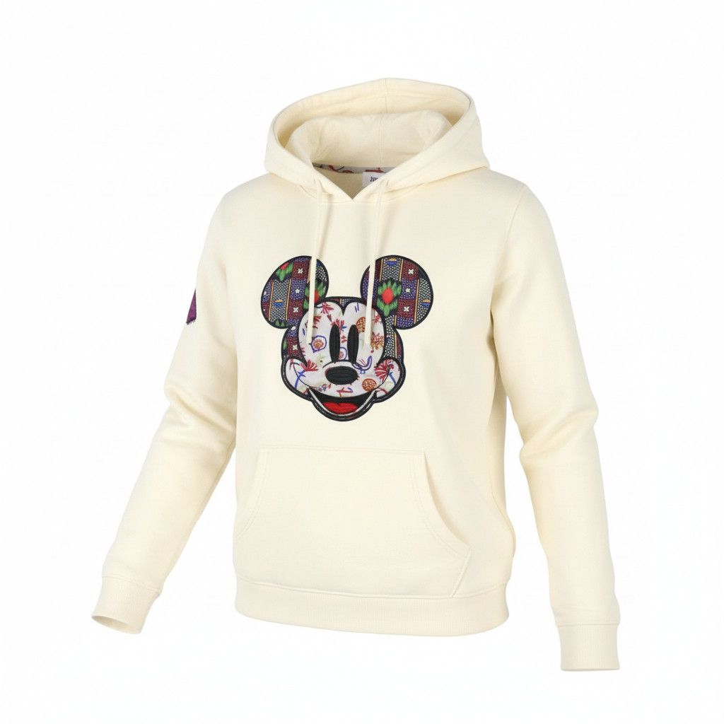 Desigual DISNEY MICKEY XS Beige Oversized Hoodie 88765 Size XS / US 0-2 / IT 36-38 - 1 Thumbnail