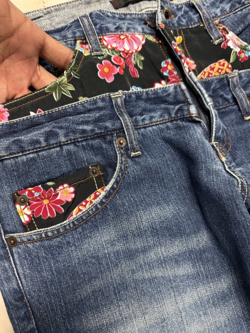 Beauty Beast RARE 90s Style Double Waist Dominate Sakura Style Mud-Washed Size US 30 / EU 46 - 13 Thumbnail
