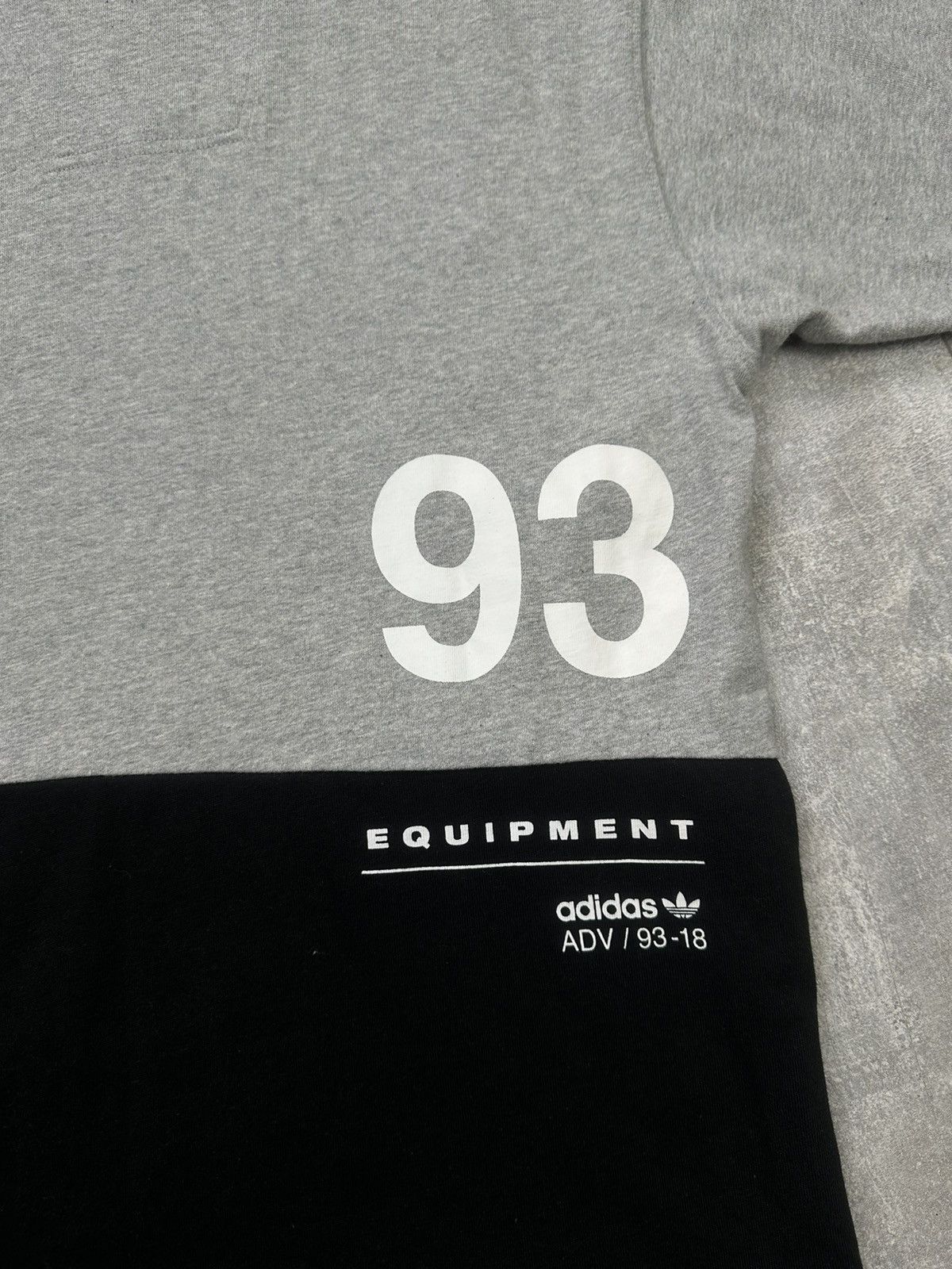 Equipment Adidas Equipment 93 Vintage Grey Tee Size US M / EU 48-50 / 2 - 12 Thumbnail