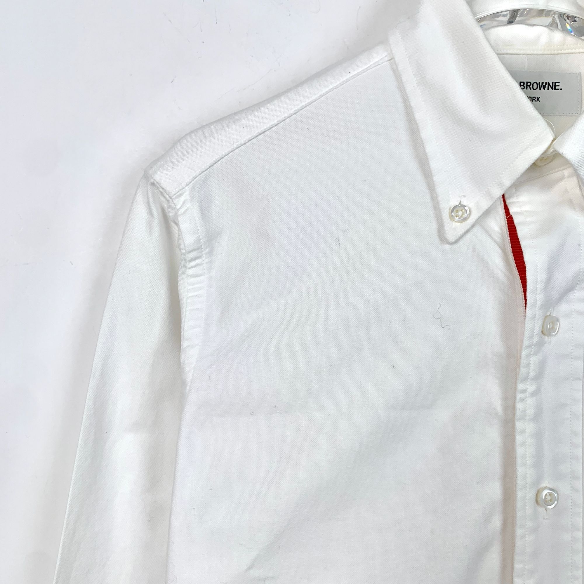 Thom Browne H14267 Thom Browne White Button-Up Shirt Size US S / EU 44-46 / 1 - 3 Thumbnail