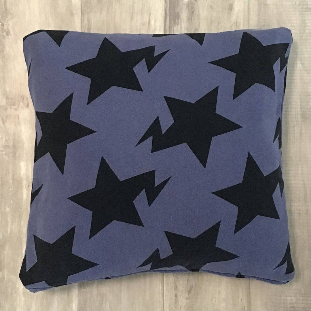 Bape × Nigo BAPE STA Cushion Pillow Blue a bathing ape star NIGO Size ONE SIZE - 1 Thumbnail