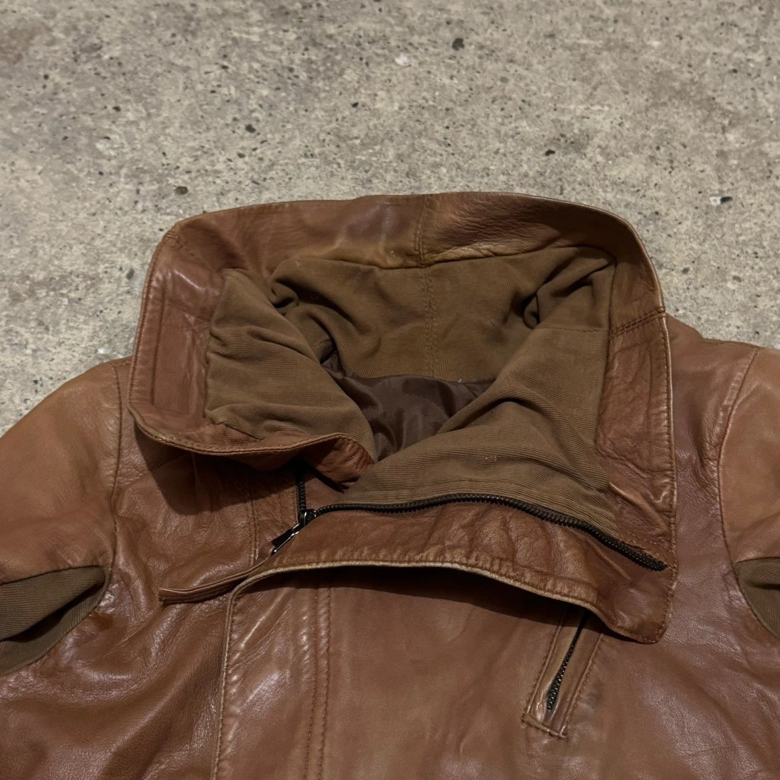 Other Rick owens style leather jacket Size S / US 4 / IT 40 - 4 Thumbnail