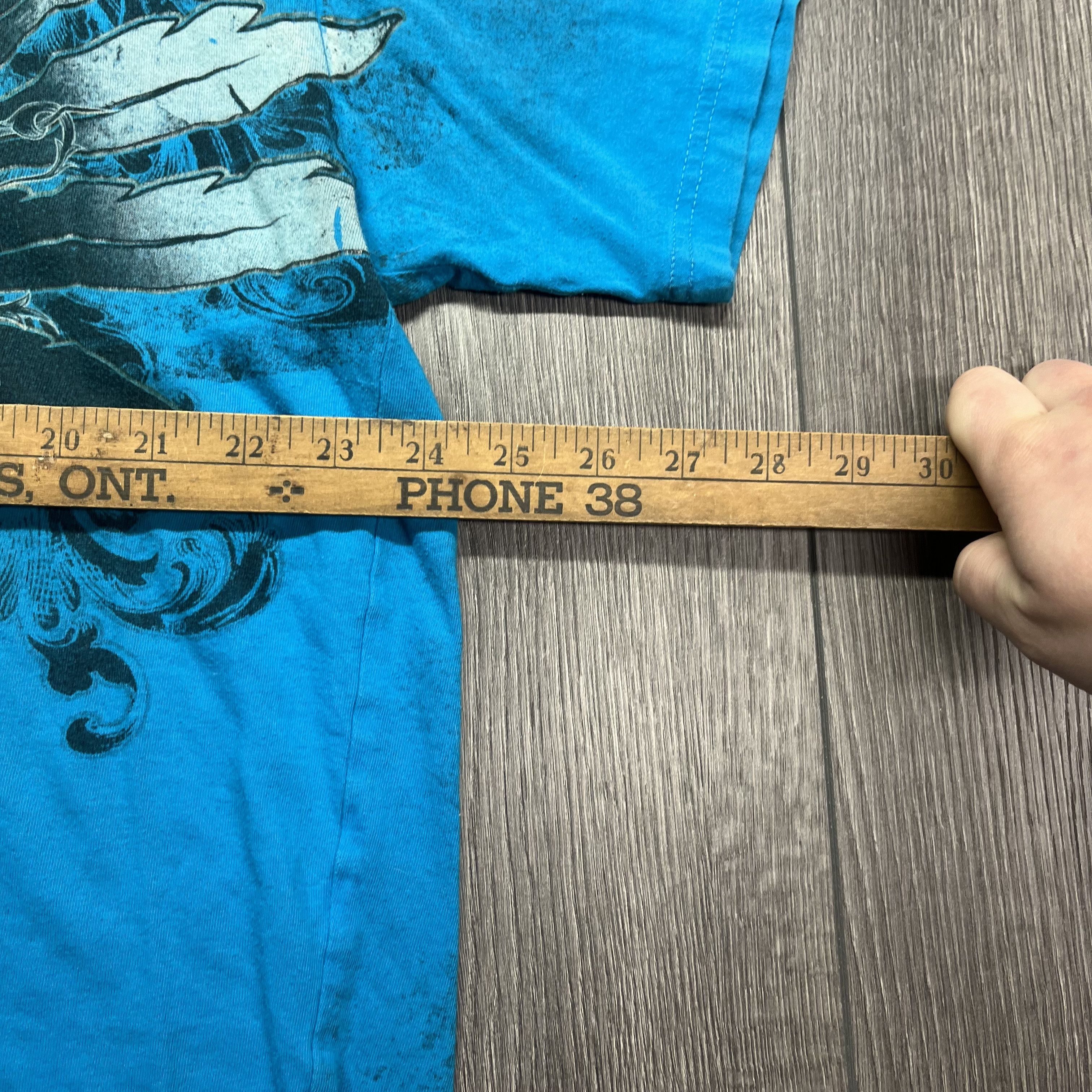 Tapout × Vintage Vintage Xzavier Y2k Blue T Shirt XXL Tribal AOP Baggy Size US XXL / EU 58 / 5 - 8 Thumbnail