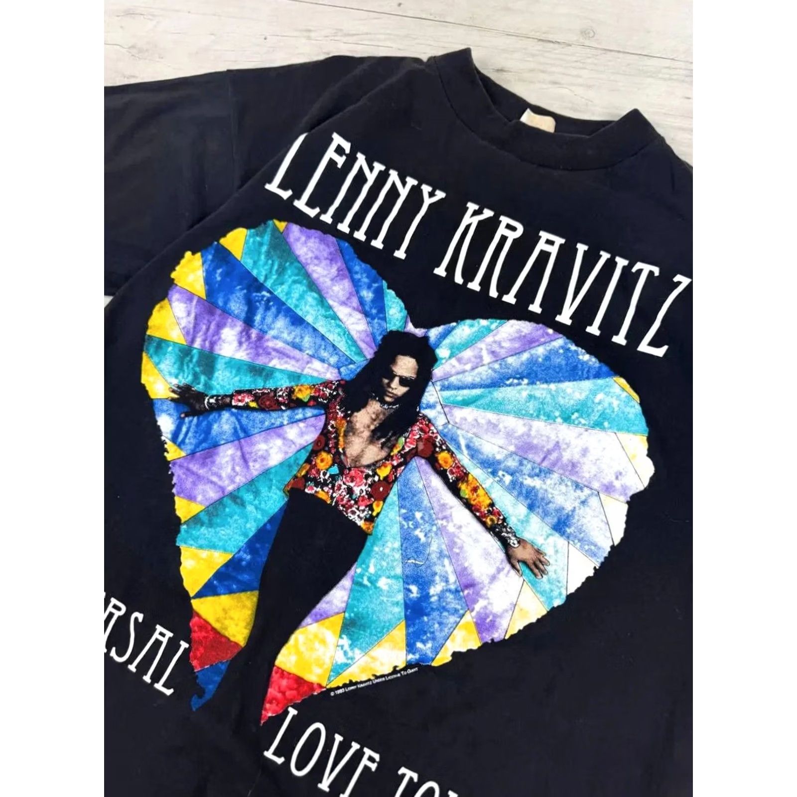 Vintage VINTAGE Nike Shirt Mens 1993 Universal Love Tour T Shirt Black L Size XS Size US L / EU 52-54 / 3 - 5 Thumbnail