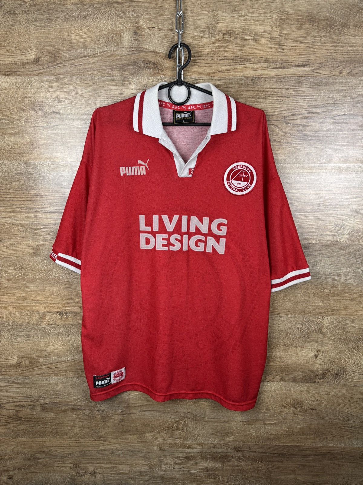 Puma Vintage Puma Aberdeen city T-shirt soccer jersey Scotland Size US L / EU 52-54 / 3 - 1 Thumbnail