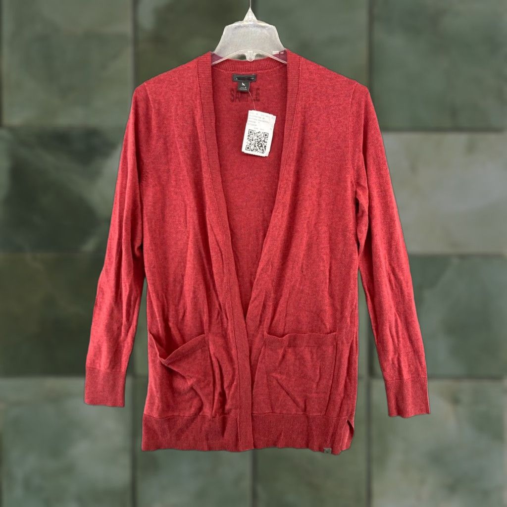Eddie Bauer VINTAGE Eddie Bauer Women's Cardigan S Light Red Outdoor Fall Winter Women's Sweater Size S / US 4 / IT 40 - 1 Thumbnail
