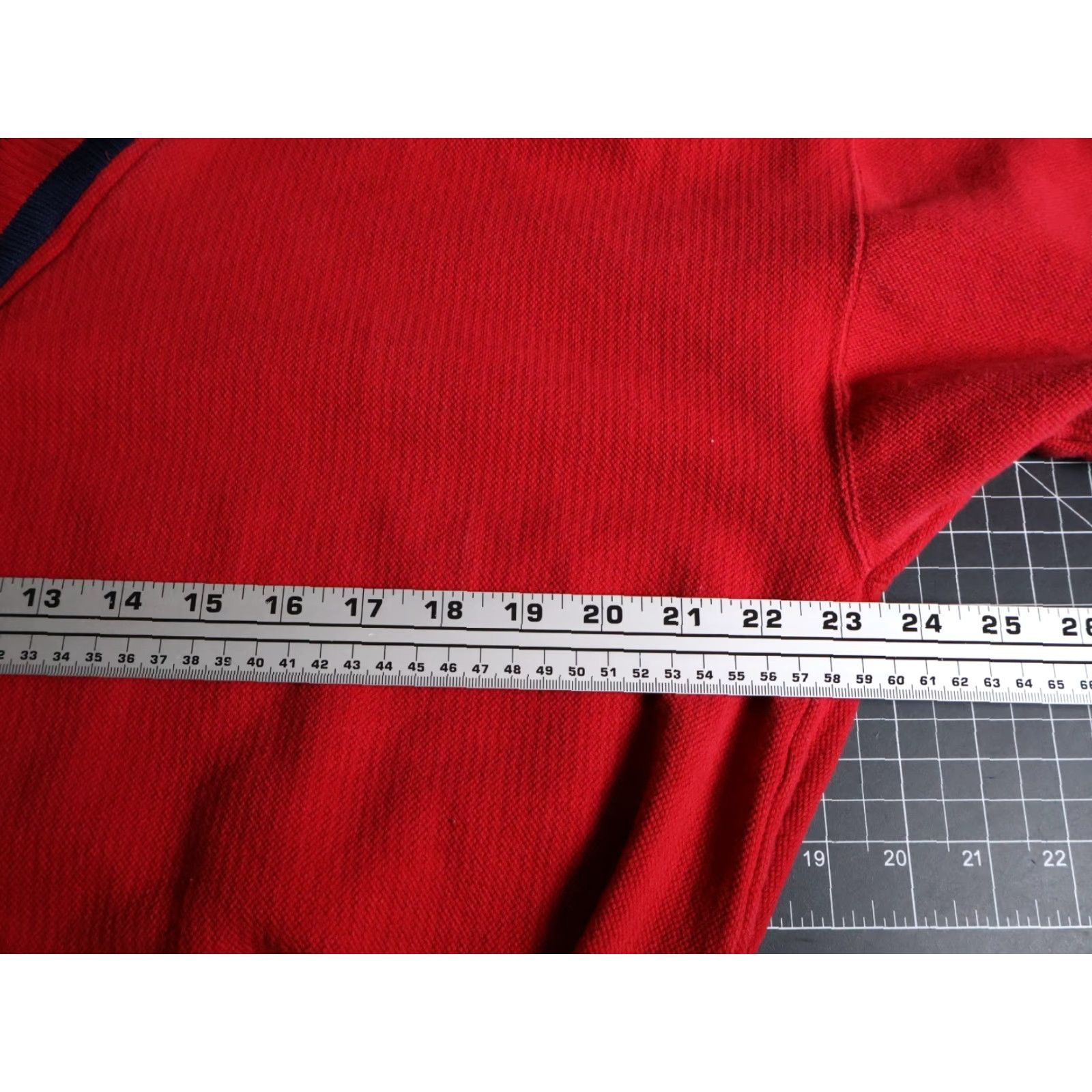Vintage VINTAGE Pluma Sweatshirt Mens Large Red Blue Crew Neck Pullover 90s Tennis Pique Cotton Blend Fleece Heavyweight Seasonal Warmth Size US L / EU 52-54 / 3 - 5 Thumbnail