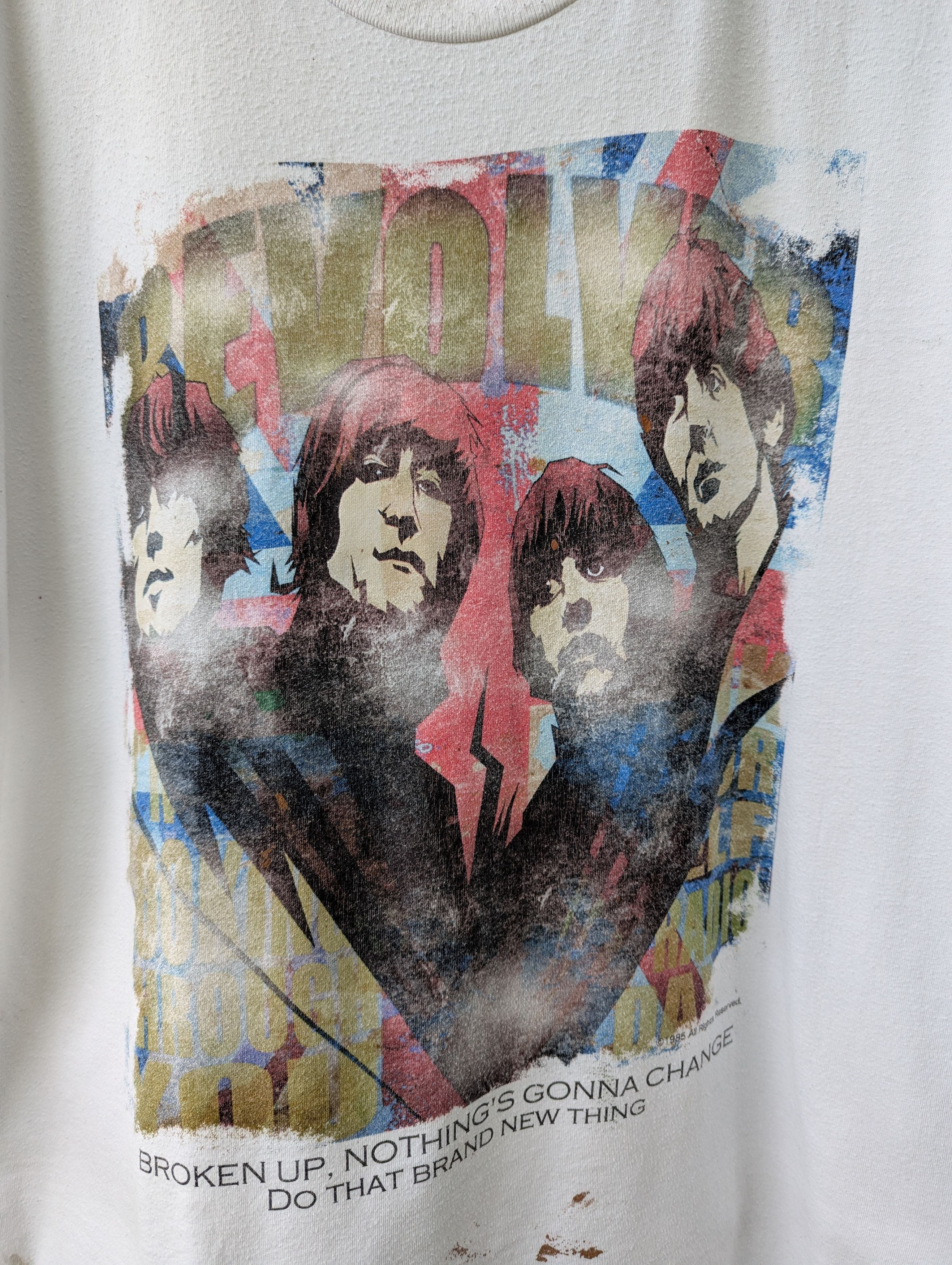 Band Tees 🔥FREE SHIPPING🔥THE BEATLES Revolver Artwork 1985 Tshirt Size US XXL / EU 58 / 5 - 3 Thumbnail