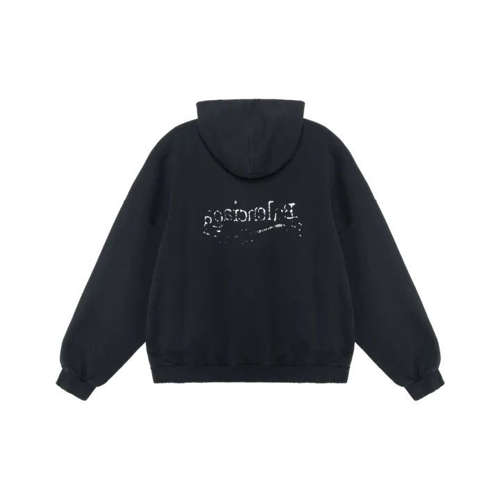 Balenciaga Balenciaga Signature Logo Print Hoodie 0079 Size US M / EU 48-50 / 2 - 1 Thumbnail