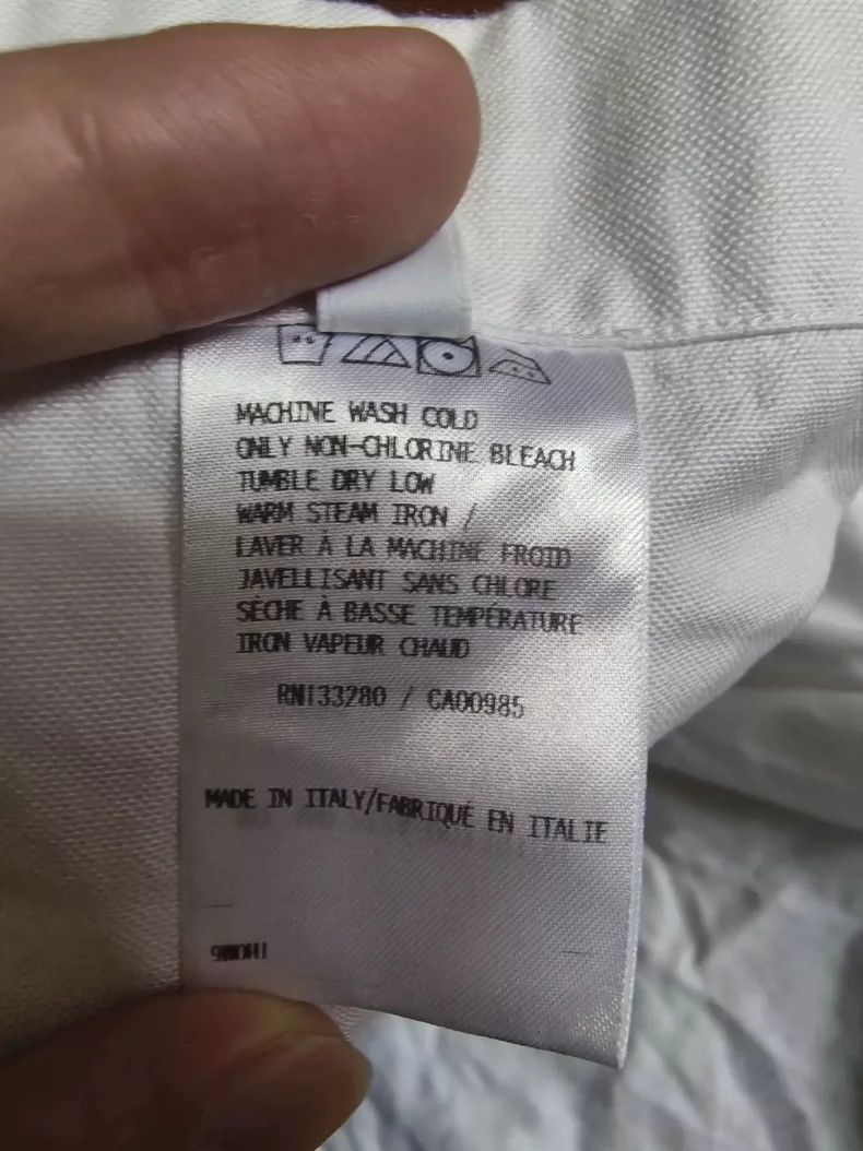 Thom Browne Thom Browne White long-sleeved shirt Size US XS / EU 42 / 0 - 6 Thumbnail