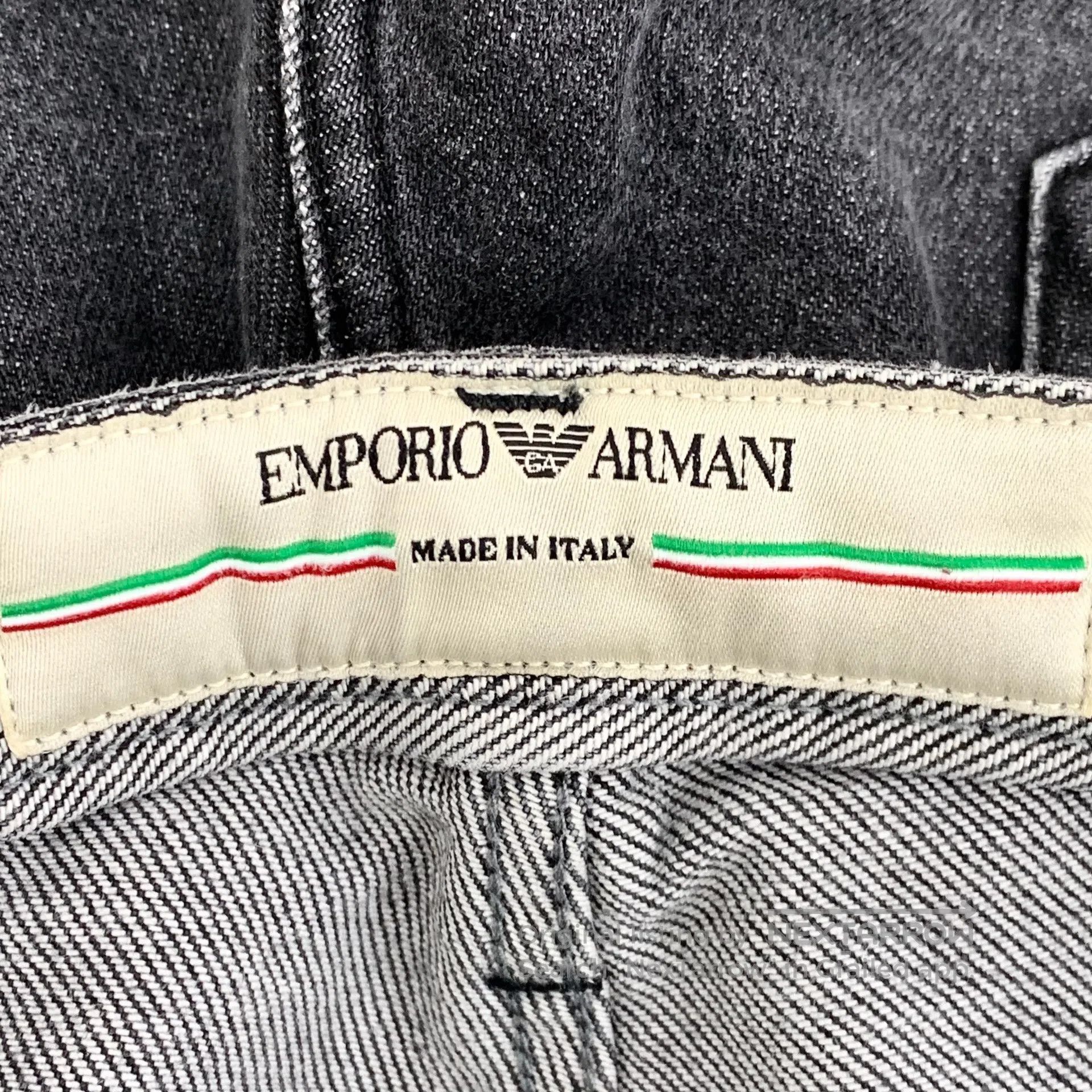 Armani Armani Black Pocket Logo Mark Casual Denim Pants| Size US 29 - 7 Thumbnail