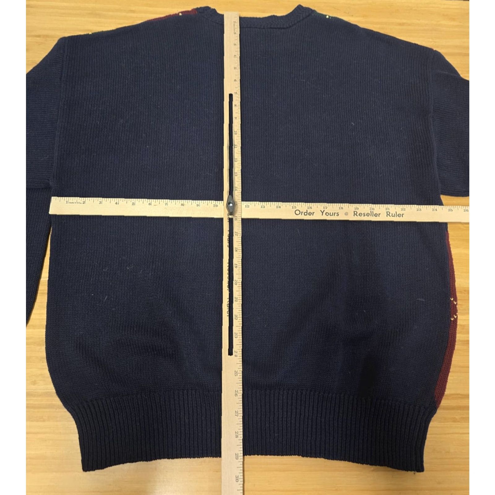 Nautica VINTAGE Nautica Sweater Mens XL Navy Argyle Crewneck Knit Cotton Preppy 90s Size US XL / EU 56 / 4 - 6 Thumbnail