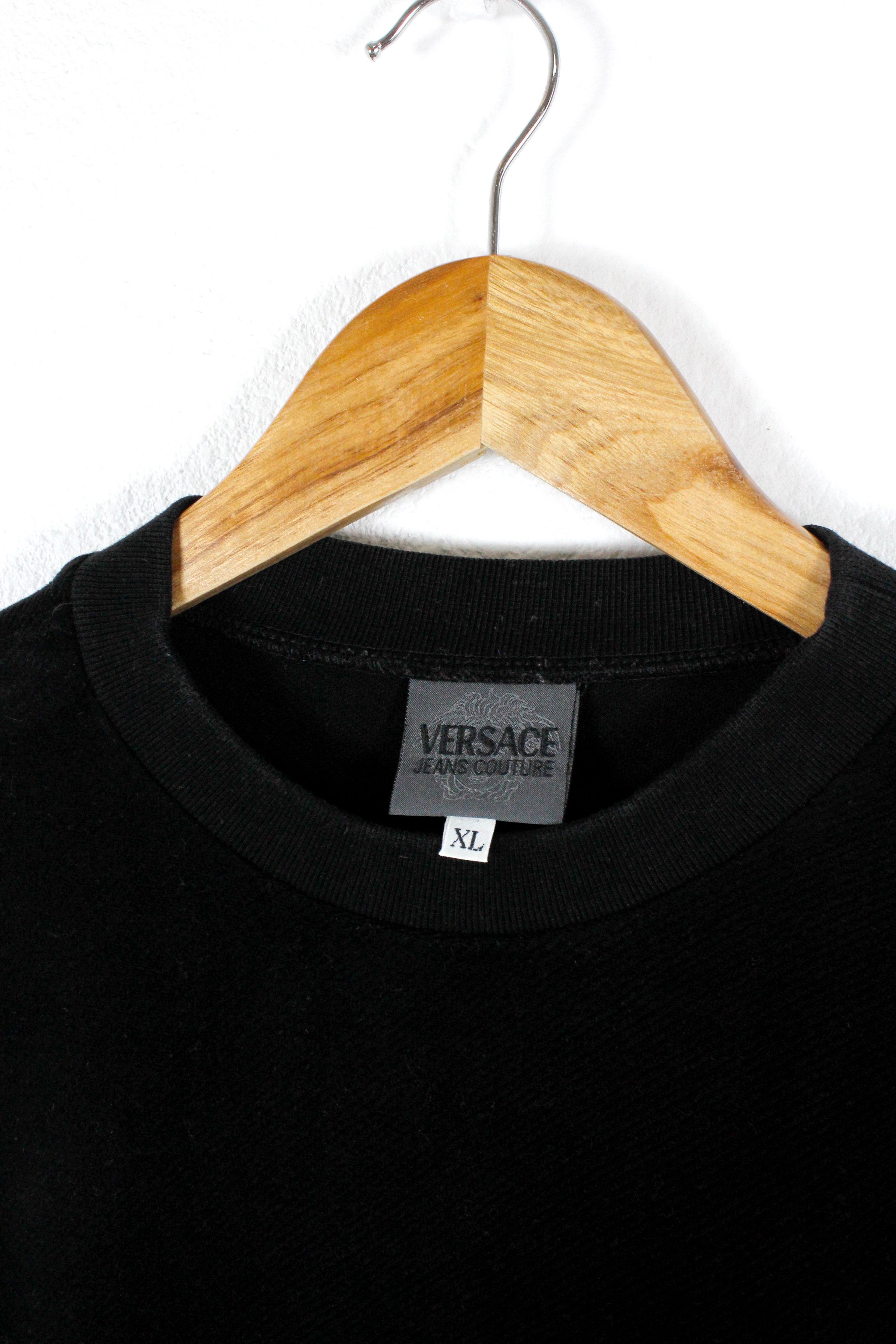 Versace Jeans Couture Vintage Versace Jeans Couture Logo Velvet Waffle Sweater Size US L / EU 52-54 / 3 - 3 Thumbnail