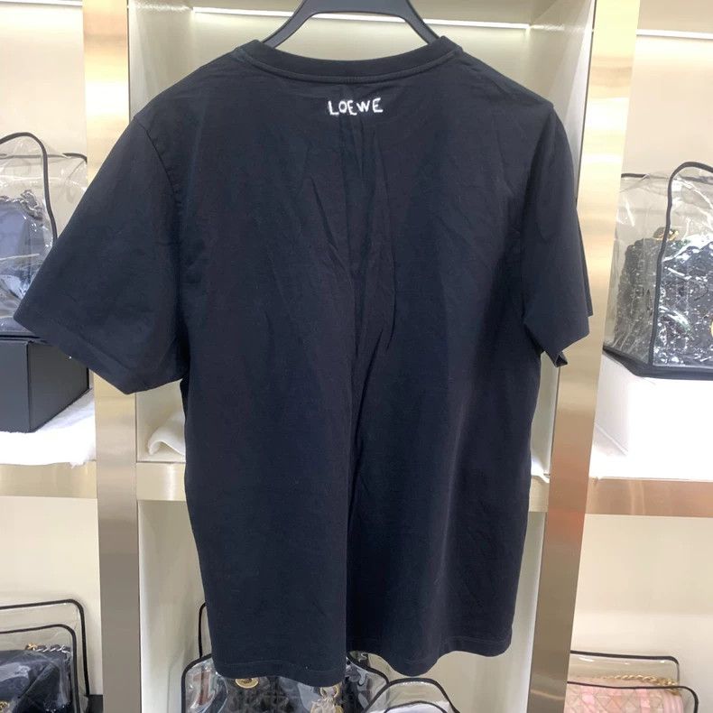 Loewe LOEWE Black short-sleeved turtleneck T-shirt Size S / US 4 / IT 40 - 3 Thumbnail
