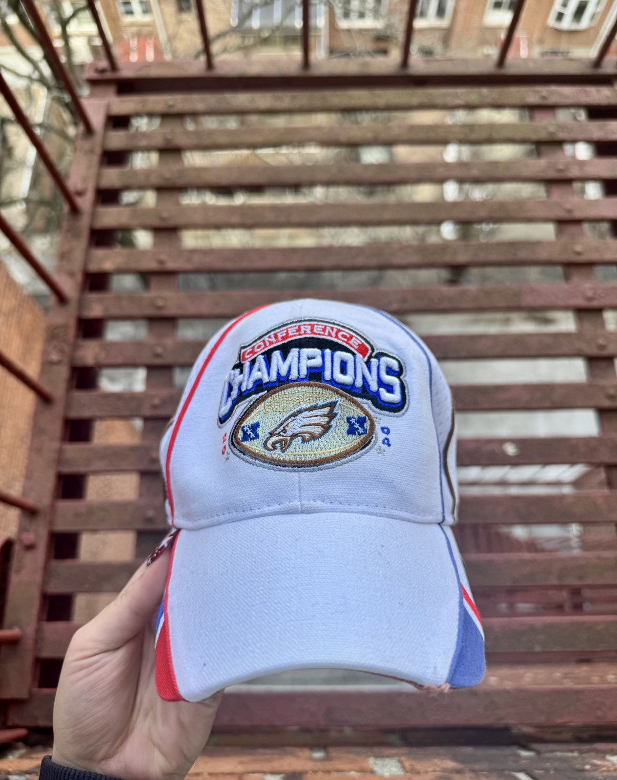 NFL 2004 NFL Philadelphia Eagles Conference Champions Hat Size ONE SIZE - 2 Thumbnail