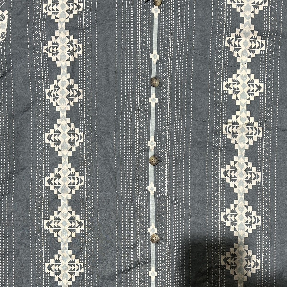 Pendleton Pendleton button-up shirt in grey and white Size US M / EU 48-50 / 2 - 2 Thumbnail