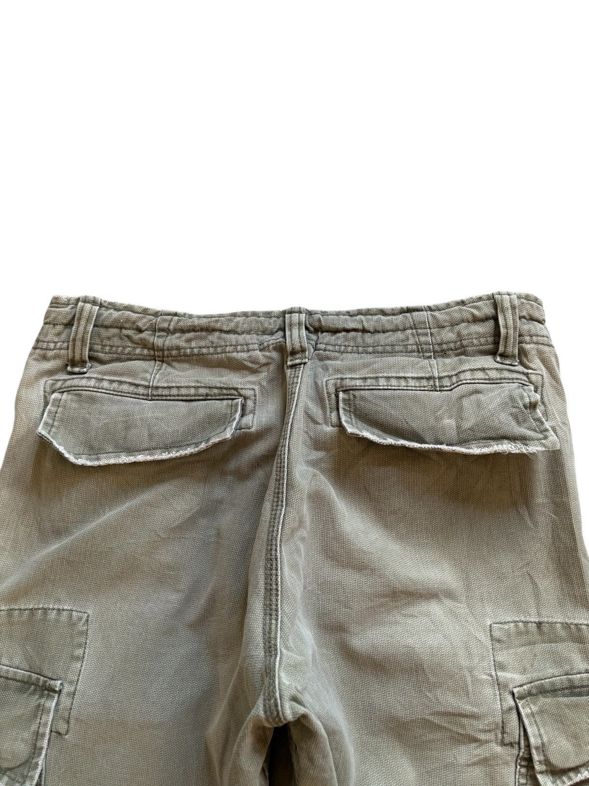 JNCO × Japanese Brand Vintage Japanese Brand Green Cargo Loose Baggy Jeans Size US 31 - 8 Thumbnail