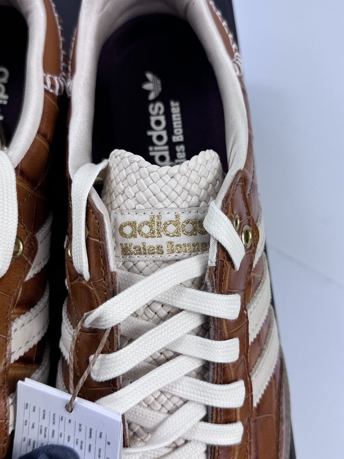 Adidas × Wales Bonner ADIDAS SAMBA BROWN CROC SNEAKERS Size US 9.5 / EU 42-43 - 6 Thumbnail