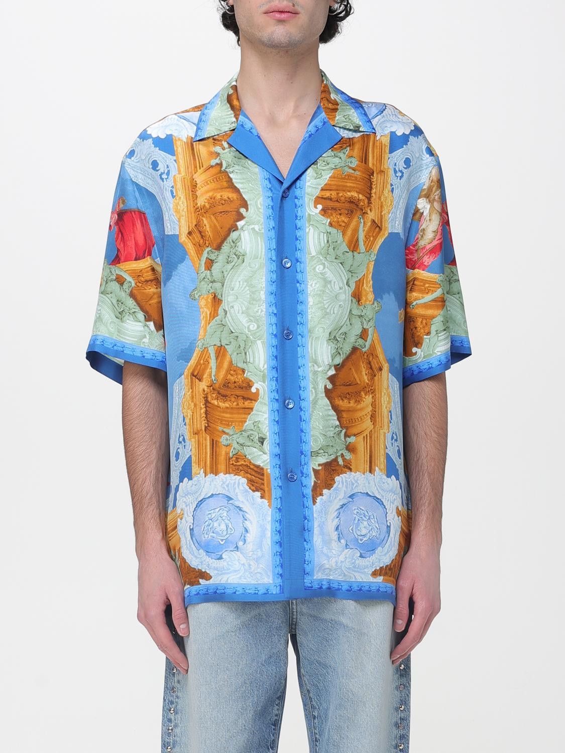 Versace Versace Shirt Men Multicolor Size US L / EU 52-54 / 3 - 1 Thumbnail