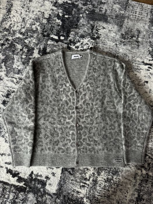 Palace Palace Chill Cardigan Snow Leopard | Grailed