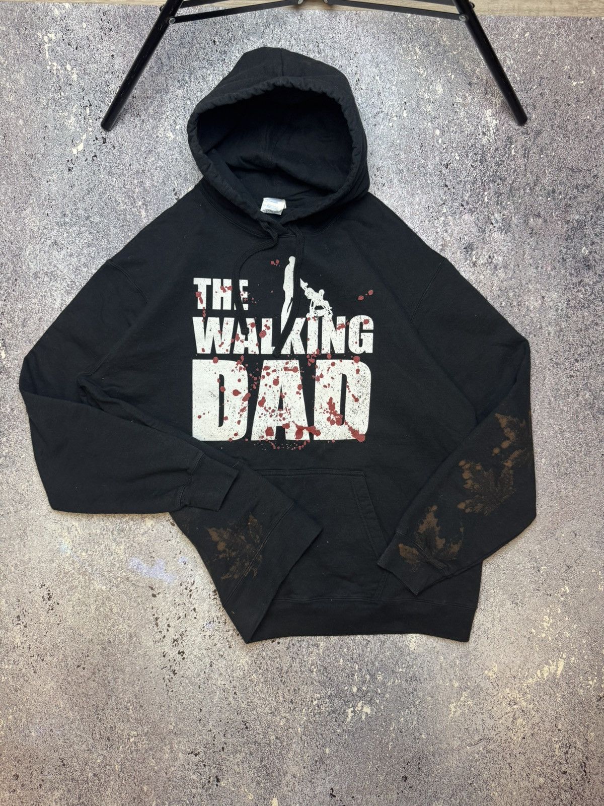 Vintage 💥CRAZY CUSTOM MADE THE WALKING DEAD HOODIE Size US XL / EU 56 / 4 - 1 Thumbnail